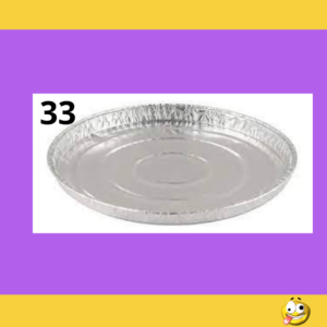 BANDEJA ALUMINIO P33 X1