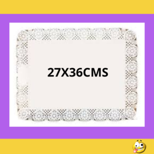 BANDEJA PLASTICA CON BLONDA 27X36 2KG