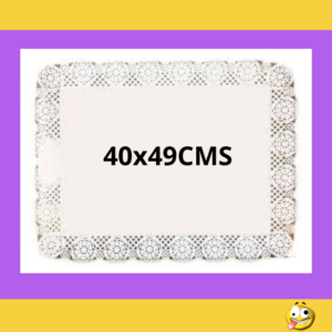 BANDEJA PLASTICA CON BLONDA 5KG 40X49