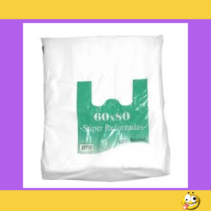 BOLSA CAMISETA REFORZADA 60X80 X100