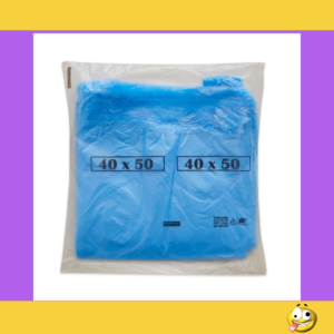 BOLSA CAMISETA AZUL 40X50 X90 X1