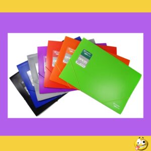 CARPETA 3 SOLAPAS C/ELASTICO OFICIO