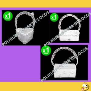 CANASTA COMUNION C/PUNTILLA 42233