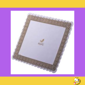 BANDEJA CARTON ORO/PLATA X1 12X19CM