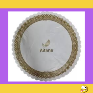 BANDEJA FILETE ORO REDONDA 21