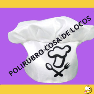 GORRO DE COCINERO X1