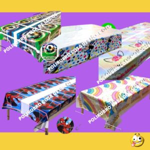 MANTEL PLASTICO PERSONAJES 1,20X1,80