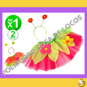 SET CON ACCESORIOS FLORAL 48919