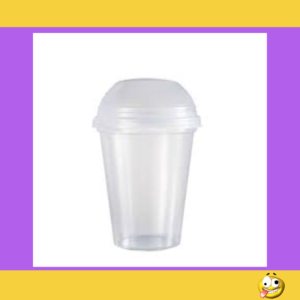 VASO BATIDO 325CC X10 C/TAPA