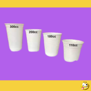 VASO PLASTICO 110CC X10