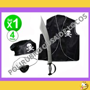 SET PIRATA 4 PIEZAS AE-450