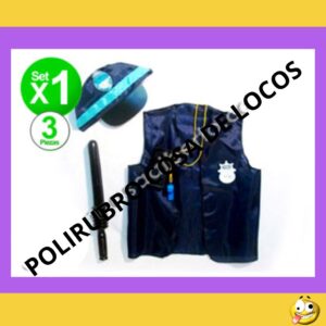 DISFRAZ SET POLICIA