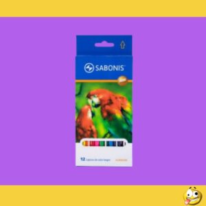 LAPIZ DE COLOR SABONIS X 12 LARGO
