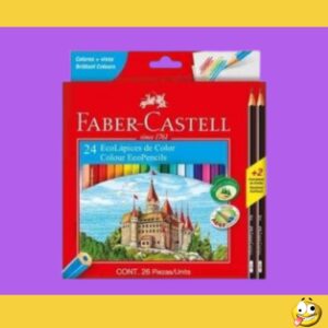 LAPIZ DE COLOR FABER CASTELL X 24 LARGO