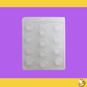 PLACA MOLDE BOMBON PLASTICO