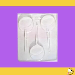 PLACA MOLDE CHUPALETA PLASTICO 32189