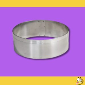 MOLDE POSTRE ARO DE HOJALATA N24 523