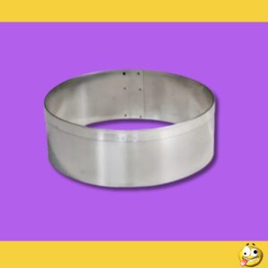 MOLDE POSTRE ARO DE HOJALATA N26