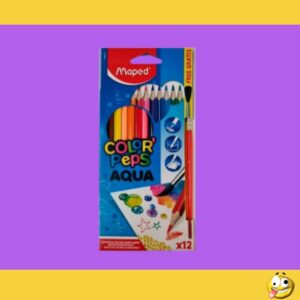 LAPIZ MAPED ACUARELABLE COLOR PEPS AQUA X12