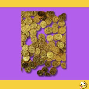 MONEDAS DE CHOCOLATE MINI X10