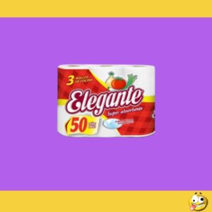 SERVILLETA ROLLO COCINA ELEGANTE 3PQX50UN