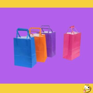 BOLSA PAPEL REGALO CHICA 14X8X20 X1