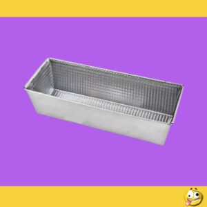 BUDIN HOJALATA GRANEADO N6 GRANDE 28X10CM