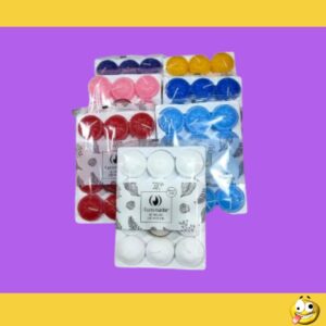 VELA DE NOCHE X12 HORNITO COLOR