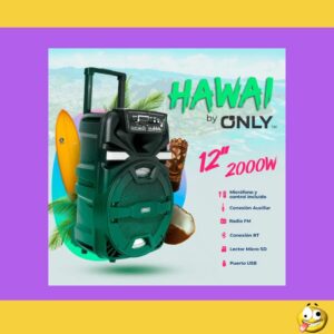 PARLANTE ONLY 12 PULGADAS HAWAI
