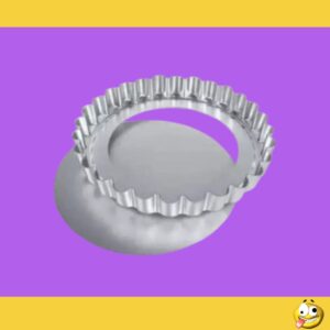 MOLDE PASTA FROLA DESMONTABLE ALUMINIO N1 24CM