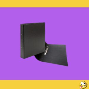 CARPETA A4 C/AROS FIBRACAP NEGRA 309103