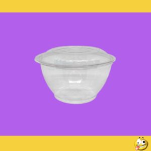 BANDEJA ENSALADERA REDONDA C/TAPA X100