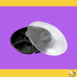 TORTERA CON DIVISIONES P/PICADA 26X12CM X1