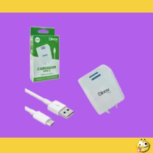 CARGADOR DINAX 2USB TIPO C 4,2A