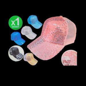 GORRA CON LENTEJUELAS
