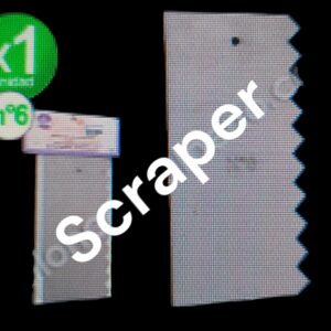 ESPATULA SCRAPER ACERO 20X10,5