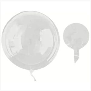 GLOBO BURBUJA CRISTAL 24" 62CM X1