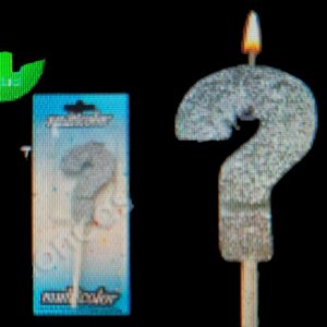 BLISTER VELA PINCHE GIBREADA SIGNO DE PREGUNTA 53199