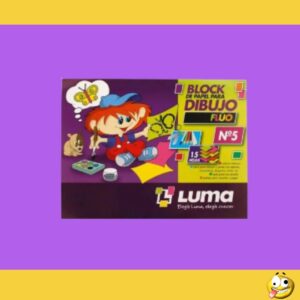 BLOCK LUMA DIBUJO N5 15H FLUO 308939